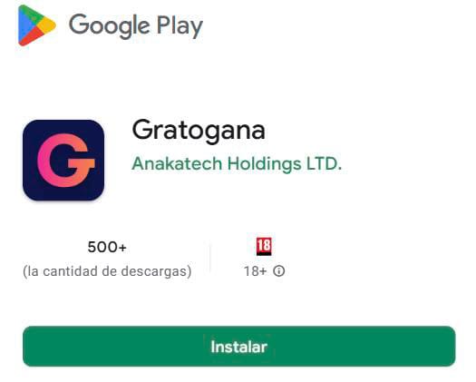 aplicación de Google Gratogana Casino